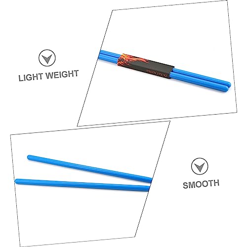 Par de baquetas de nailon para instrumentos de percusión, ligeras para batería, para principiantes y profesionales, accesorios musicales miniatura 6
