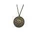 Bronce medallón collar pirata cosplay 50 cm