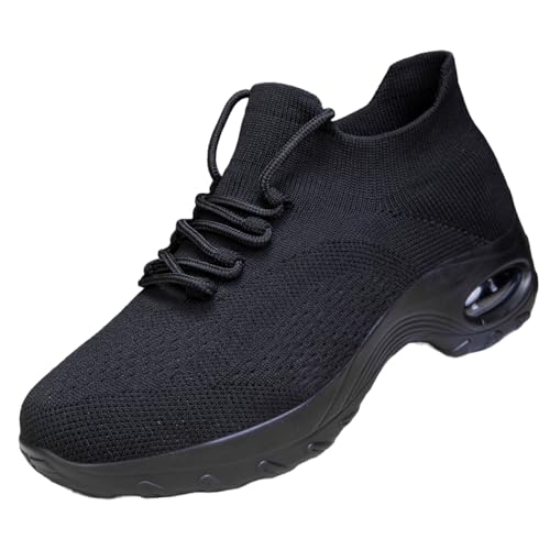 Image of Non Slip Work Shoes Women, Slip On Sneakers Women,Work Shoes Walking Gym Nurse Mesh Casual Fashion Sneakers Comfort Breathable Lightweight