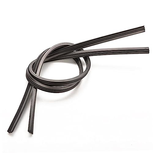 Supvox 2stücke Auto Gummistreifen Für Windschutzscheibenwischer Robuste Gummilippe Installieren Langlebig Schwarz Passend Für Verschiedene Fahrzeuge