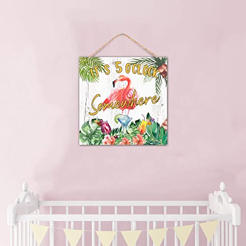 Plaque en bois personnalisée à offrir pour une crémaillère ou une fête au jardin