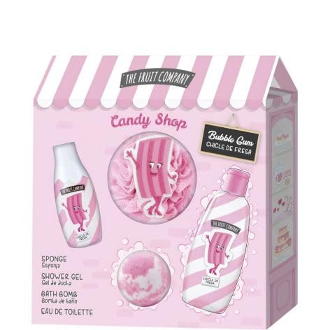 The Fruit Company Candy Shop Chicle de Fresa – Set de Baño con...