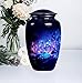 Blue Car Urn, Urns for Human Ashes Adult Man, Human Urns for Ashes, Small Urn for Ashes for Women, Large Urns for Human Ashes, Burial Urns for Adult Human Ashes(Size - 10inch 1Pcs, 3inch 1Pcs)