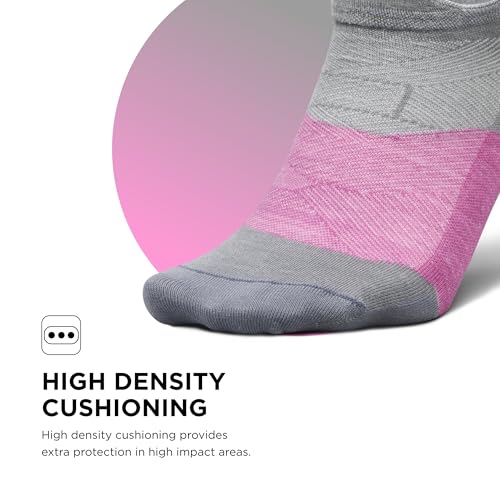 Feetures Merino 10 Max Cushion No Show Tab Ankle Socks - Wool Socks for Women & Men - (1 Pair)4