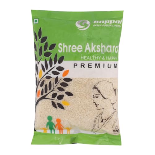 Image of Shree Akshara Premium Steam Sona Masoori Rice (Polished) 1 kg | Premium Quality Daily Use Rice