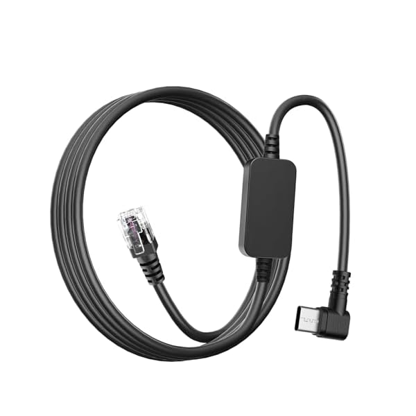 Radar Detector Cable,USB-C to RJ11 Plug Cable,use for Uniden R1 R3 R7 Beltronics Cobra Whistler Escort MAX360 Passport 9500i Radenso XP etc Replacement Radar Detector Cable 3.3ft