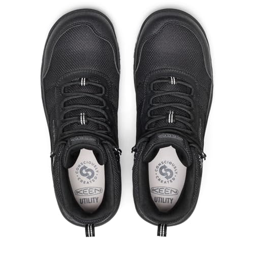 Image of KEEN Utility Men's Skokie Hiker Style Mid Height Composite Toe 90 Degree Waterproof Work Boots