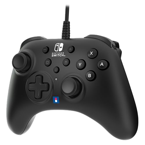 HORI - Officially Licenced Nintendo: Horipad Wired Turbo Controller - Black (Switch)