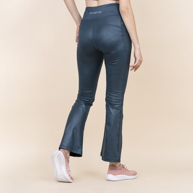 Image of 3rd Planet Women's High Waist Activewear Leggings | 4-Way Stretch, Sweat-Wicking, Non-See-Through Gym & Yoga Tights with Side Pockets | Comfortable Slim Fit Pants for Workout, Running & Fitness