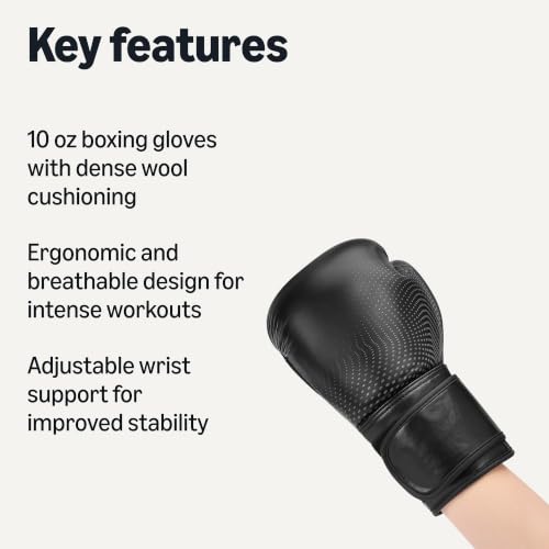 Image of Amazon Basics Boxing Gloves for Men & Women, Sparring, Training, Muay Thai, Kickboxing, MMA