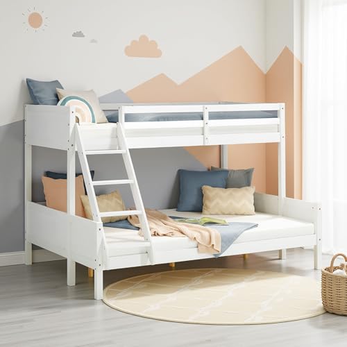 Homestyle4u Kinderbett Etagenbett 2 Kinder 90x200 und 140x200 mit...