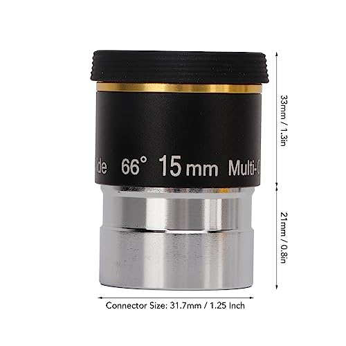 Ocular de 1,25" y 66 grados gran angular para observación de cúmulos estelares 2