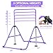 Oneofics Gymnastics Bar, Kids Gymnastic Bar Home Use, Foldable and Height Adjustable Junior Training Horizontal Bars for 3-8 Years Old Child, Girls & Boys