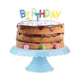 Grupo Mirandinha - Thin Acrylic Cake Stand with Lace - Durable, Elegant and Reusable Design for Special Occasions - Baby Blue Finish