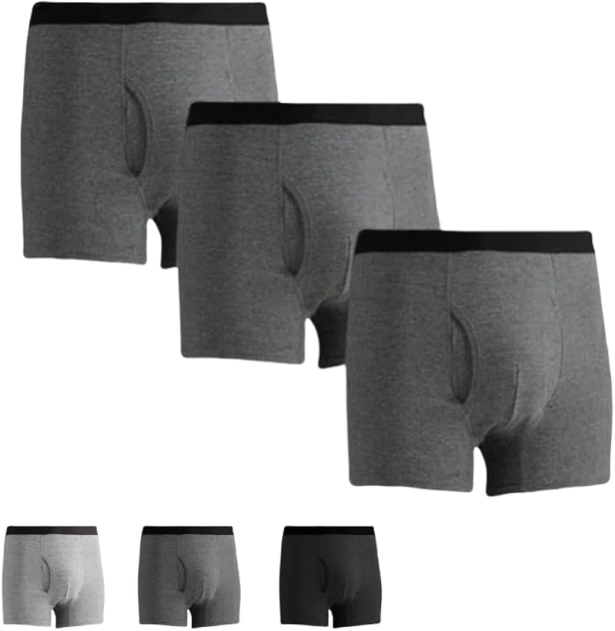 Amazon | 男性用 失禁 尿漏れパンツ 3枚組 300cc吸収 前開き ボクサー