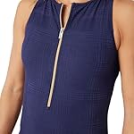 Nautica Womens One Piece Swimsuit – Zip Front Surf Suit, Tummy Control Bathing Suit, Quick-Dry Fabric - Image 5