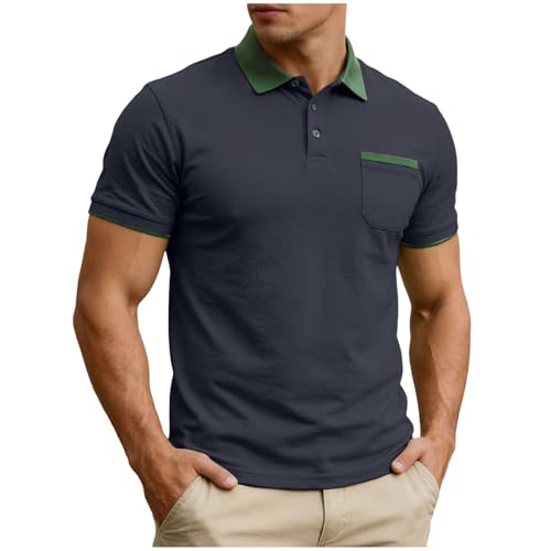 Camisas de lino hombre manga corta tallas grandes y elegantes