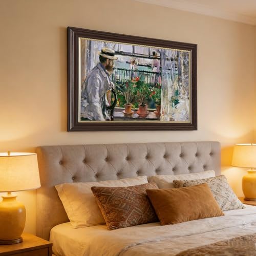 Tableau Berthe Morisot impression sur toile avec cadre rigide