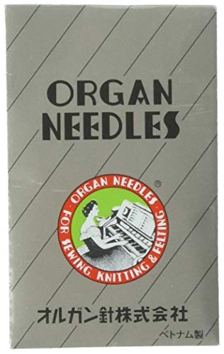 HAKKU Hair Iron Kawaguchi Organ Sewing Machine Needle # 11 10 Pieces Home use 08-213, Medium, Clear