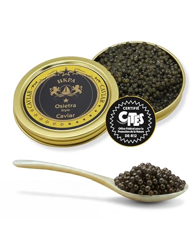 Sepehr Dad Osietra Caviar Select | Cuillère en nacre gratuite | Elevage UE | 125g