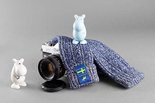 Classic Nordic Sock Company Socks - Thick Calf Warming Wool Blend Thermal Socks For Winter | Midnight Blue Colour | Mens & Womens | Sizes Small, Medium and Large. 100% European Made.