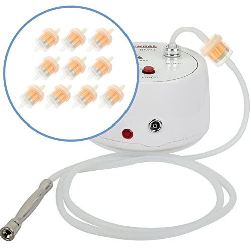 Lurrose Mikrodermabrasionsfilter, Vakuum-Mikrodermabrasions-Filter, Röhren, Mikrodermabrasionsteile (wie abgebildet), 10 Stück