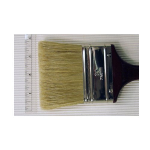 Princeton Gesso Flat Brush, Natural, Short Handle, Size 3 inch, 1 Count