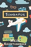 Singapur Mein Reisetagebuch: 6x9 Kinder Reise Journal I Notizbuch zum Ausfüllen und Malen I Perfektes Geschenk für Kinder für den Trip nach Singapur - Singapur Publishing 