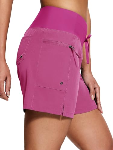 Pantalones cortos de natación para playa y deportes acuáticos de mujer en 5 y 9 pulgadas