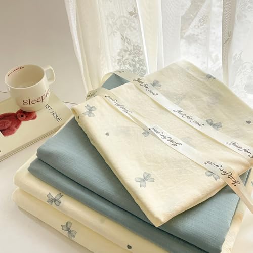 Nayoroom Bettwäsche 155x220 Schleifen Mädchen Bettbezug Kissenbezug 80x80cm – Ansicht 6