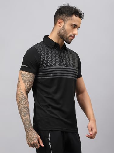 Image of VECTOR X OMT-258 Men's Water Printed Polo T-Shirt