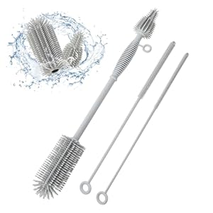 Leucite Flaschenbürste und Strohhalm-Reiniger Set