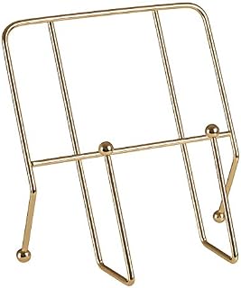 Premier Housewares 509921 Cookbook Stand, Gold Finish