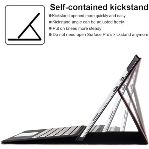 Coque Microsoft Surface Pro 8 rouge au design épuré et finitions premium - 5