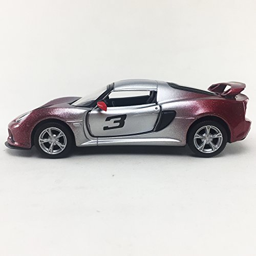 KiNSMART 2012 Lotus Exige S Two Tone Red Color 1:32 DieCast,Model,Toy,Car,Collectible, Collection, Hobby