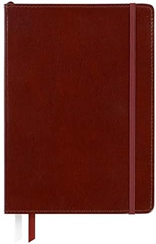 C.R. Gibson Brown Professional Leather Journal Notebook, 6