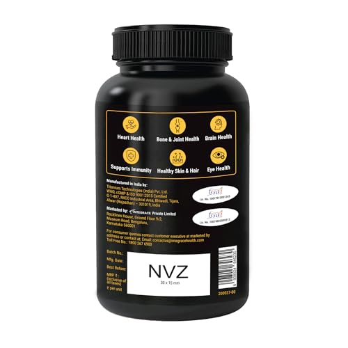 Image of Fish Oil 1250mg with Vitamin D3 & K2, 90 Softgels | 3X Triple Strength 560mg EPA & 400mg DHA | Supports Heart, Bone Health, Brain & Immunity | Easy to Swallow Small Pills | Non-GMO, Burpless Anti-Reflux, No Heavy Metals