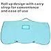 EVERYDAY KIDS Toddler Nap Mat with Removable Pillow -Underwater Mermaids- Carry Handle with Fastening Straps Closure, Rollup Design, Soft Microfiber for Preschool, Daycare Sleeping Bag, Ages 2-6 years
