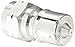 Eaton Hansen 3K21BS192 Steel ISO-B Interchange Hydraulic Fitting, Plug with Valve, 3/8"-19 BSPP Female, 3/8" Body, EPDM Seal