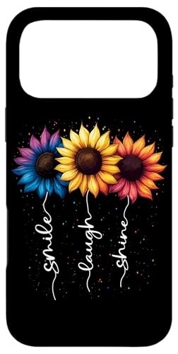 �쐶�̉Ԃ��������̓��@�t���̂Ђ܂��Cute Sunflowers Floral Quote �X�}�z�P�[�X iPhone 17 Pro Max �p