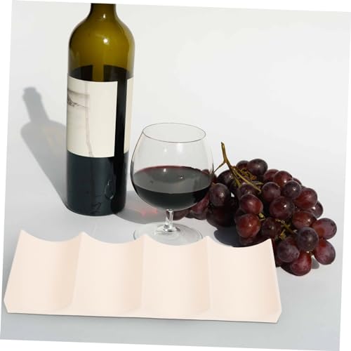 Soporte apilable para botellas de vino plástico blanco miniatura 4