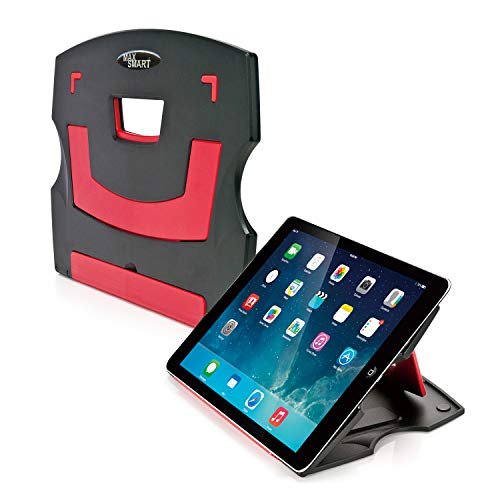 Max Smart Tablet Drawing Stand, Laptop Stand, Reading Stand, Folding, Portable And Adjustable Angles Ergo View For 15 Inch Laptop, Digital Graphic Drawing Tablet, Artisul, Ipad Pro, Wacom Cintiq (Red) #TOP2
