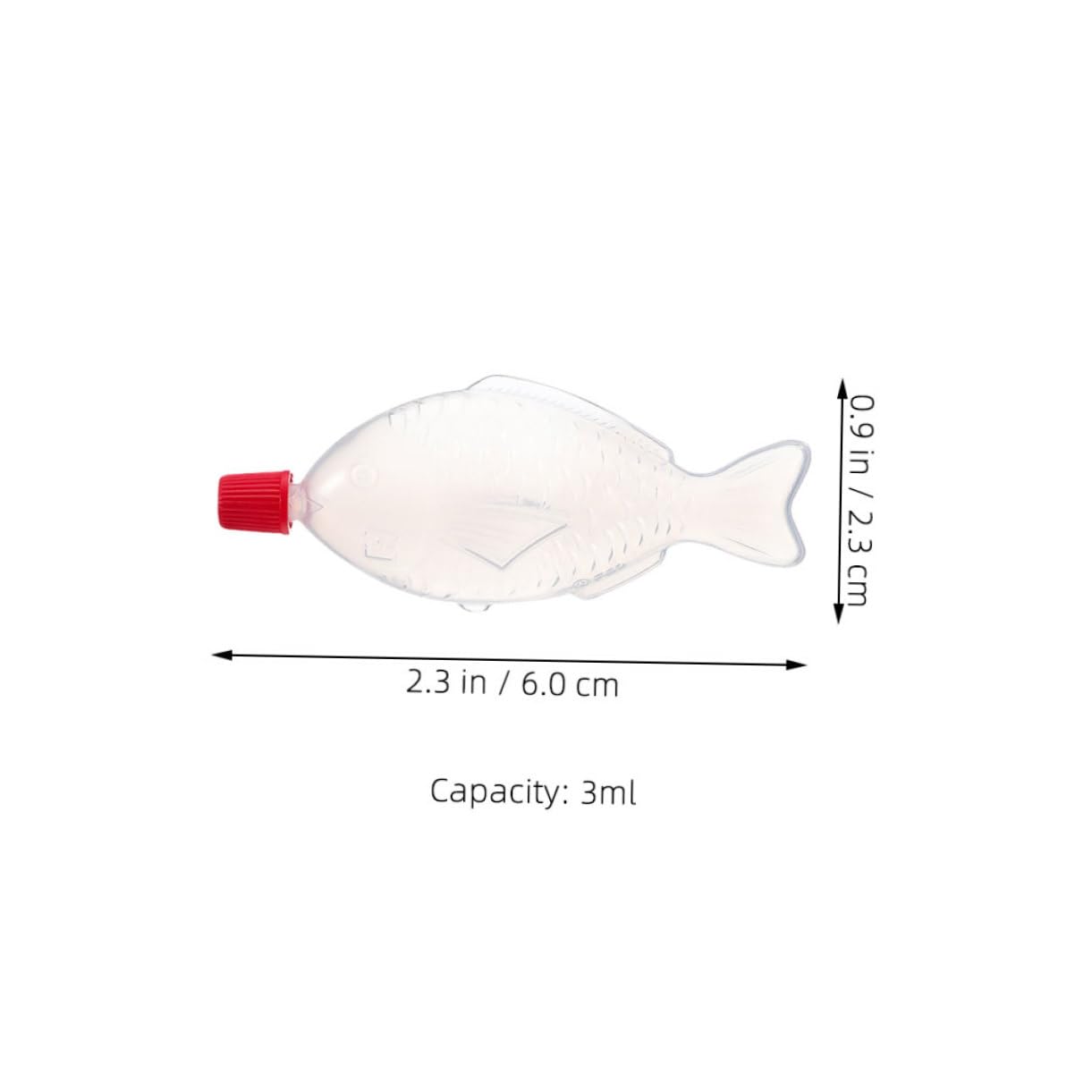 BESTYASH 20Pcs Portable Leak Condiment Containers Disposable Travel Spice Bottles for Vinegar Soy Sauce for Picnic Office Lunch Go Seasoning