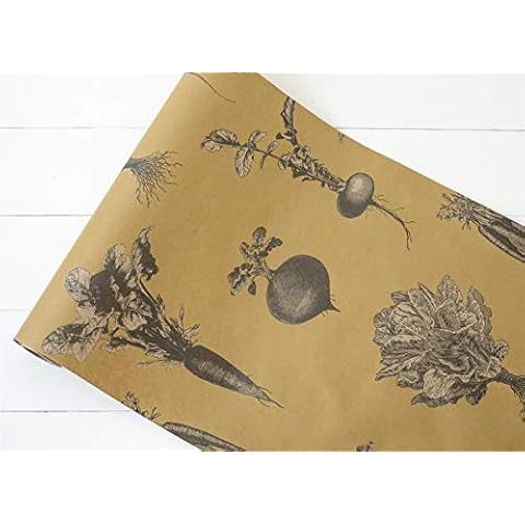 Hester and Cook Kitchen Papers Farmers Market 20" x 25" Disposable Table Runner Cover