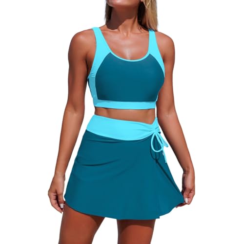 Tankini maillot de bain femme gainant pour sublimer les formes généreuses