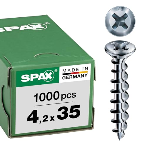Vis FEX-KS 4,2 x 35 mm pointe autoforeuse tête fraisée boîte 1000 pièces filetage spécial