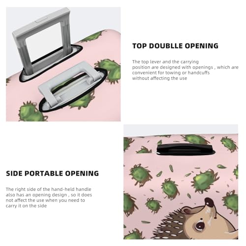 Travel Luggage Cover Cartoon hedgehog Suitcase Protector Elastic Washable Stretch Suitcase Protector Anti-Scratch Travel Suitcase Cover Fit 18-32 Inch Luggage4