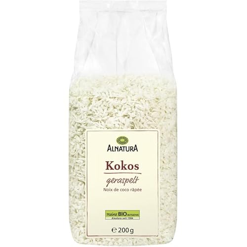 ALNATURA Noix De Coco Râpée Bio - 200g, ingrédient sain