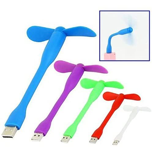 ILT RETAIL - (1Pc-Two Blade fan) Multi Colour USB Fan for Smart Phone,Computer,Power Bank,USB Adapter/Hub(Colour may varry) (B09M3VFDM6) Amazon Price History, Amazon Price Tracker