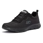 Skechers Women's Flex Appeal 4.0 Brilliant View Sneaker, Black, 7 UK